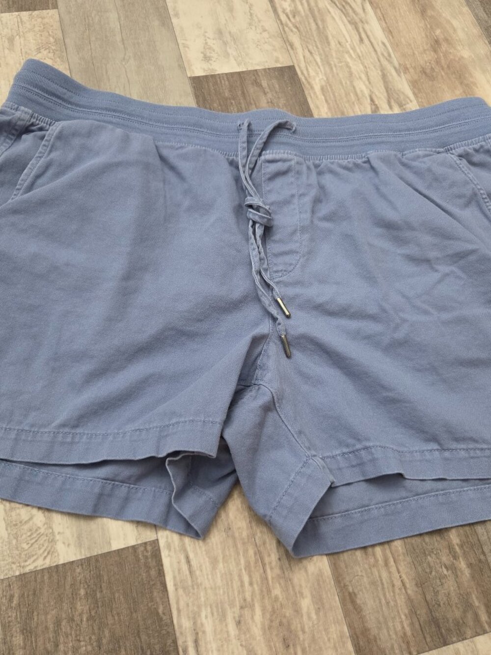 Orvis Women's Lite Blue Casual Shorts Drawstring Size 2XL / XXL Comfy Soft